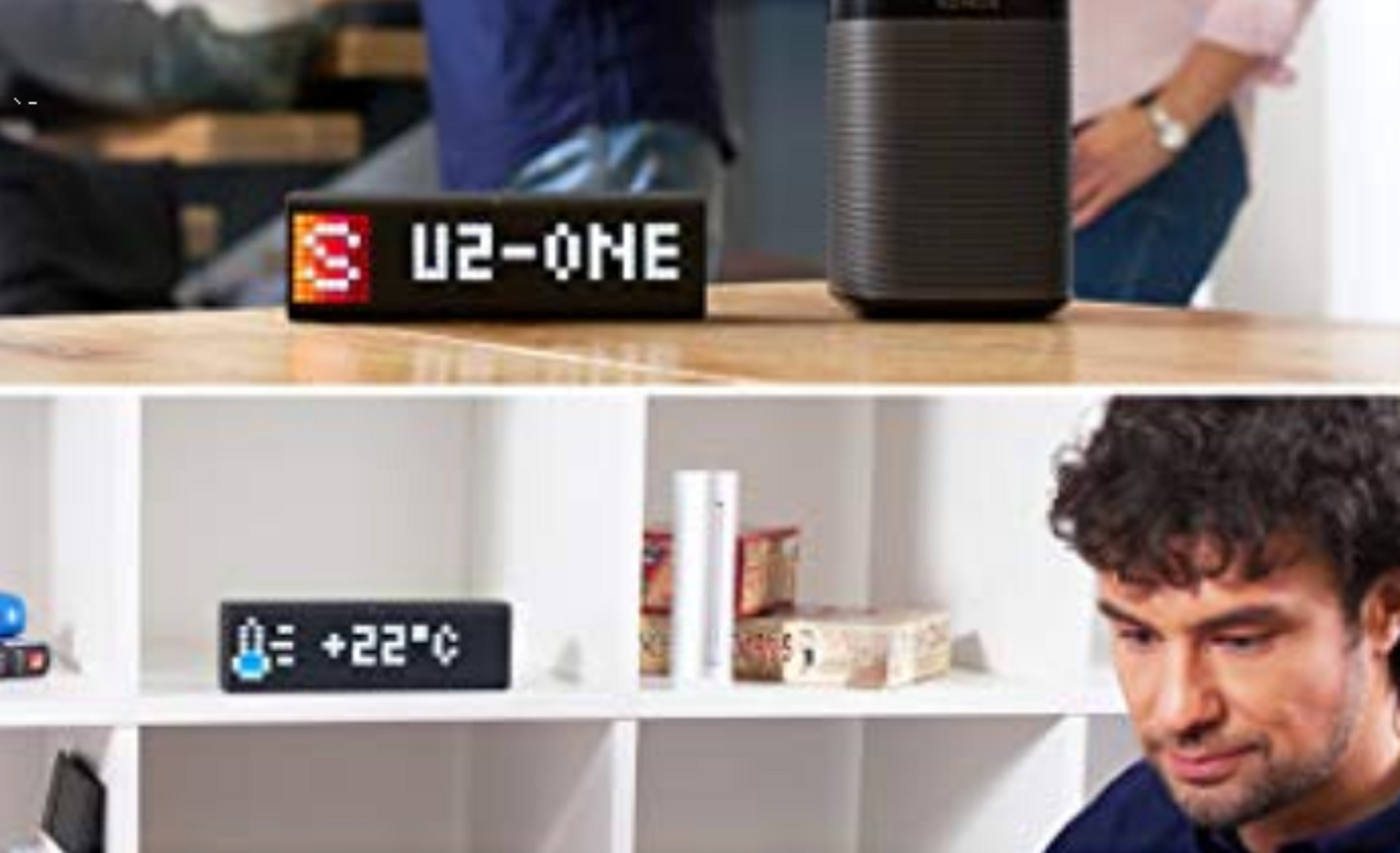 必要な情報だけをミニマムに表示。天気や気温も一目でわかるスマートクロック『LaMetric TIME』 | ライフハッカー・ジャパン