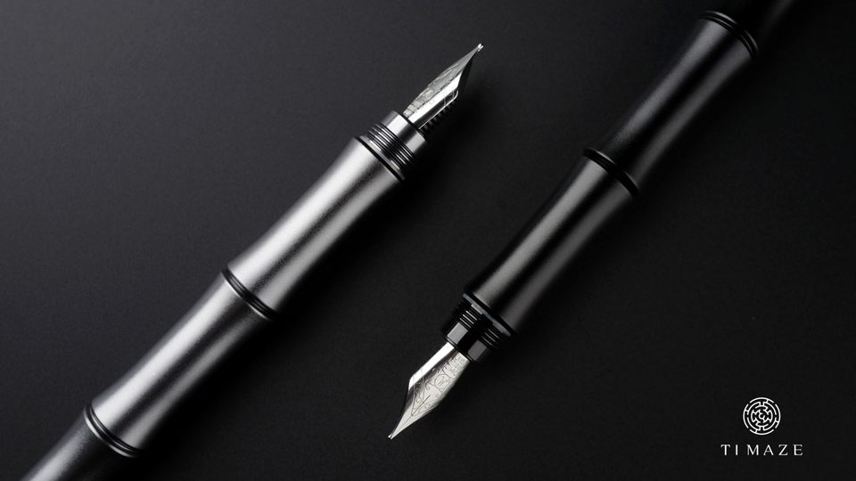 チタン・アルミ・銅から選べる! ユニークなバンブーフォルムで見た目も美しい万年筆「TTi-110」