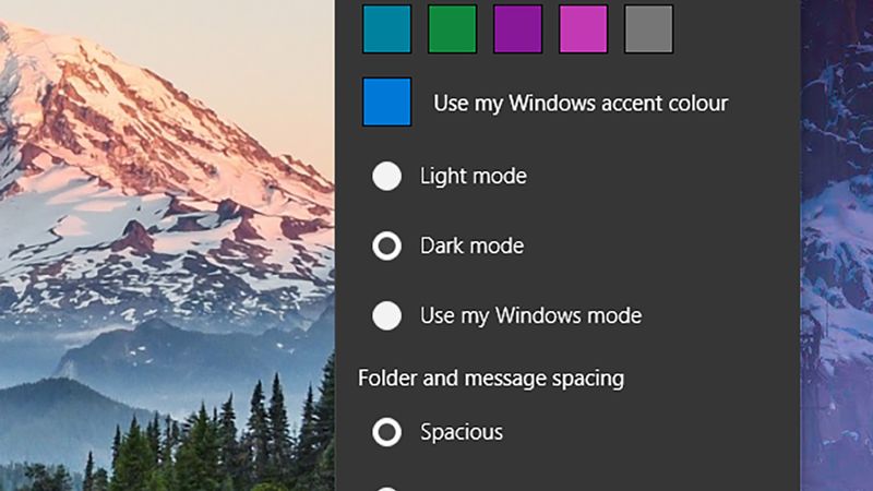 Windowsアプリダークモード