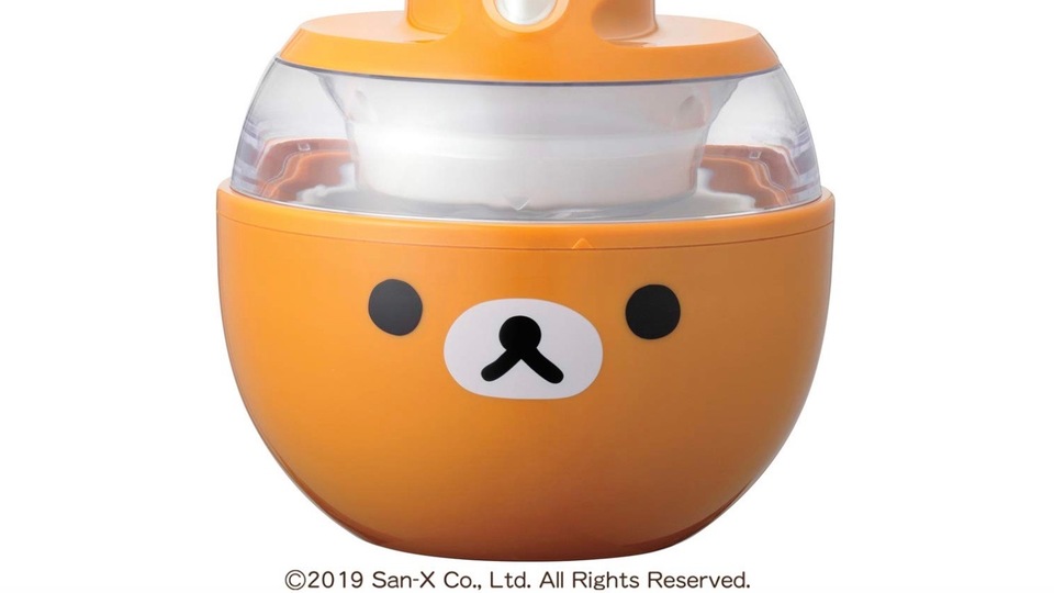 リラックマデザインのアイスクリームメーカーが登場! 休日はオリジナルアイス作りなんていかが?