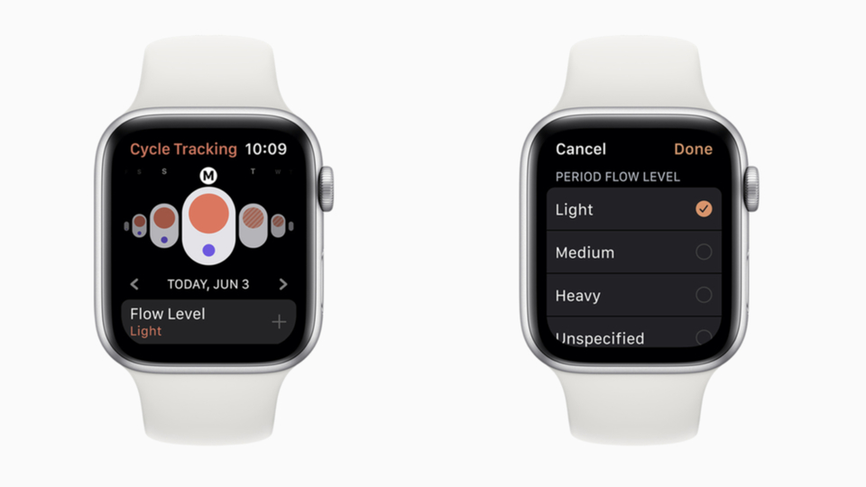 ちょっと待って、Apple Watchで月経周期を記録しても大丈夫?