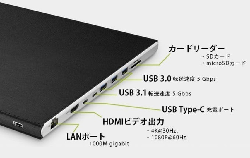 9つのドックステーションと本革PCカバーが一体化した「DOCKCASE」が残り3日