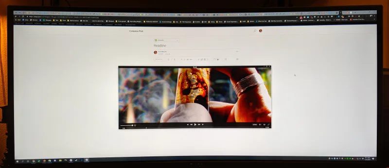 映画をダウンロードして、「実際のサイズ」に設定