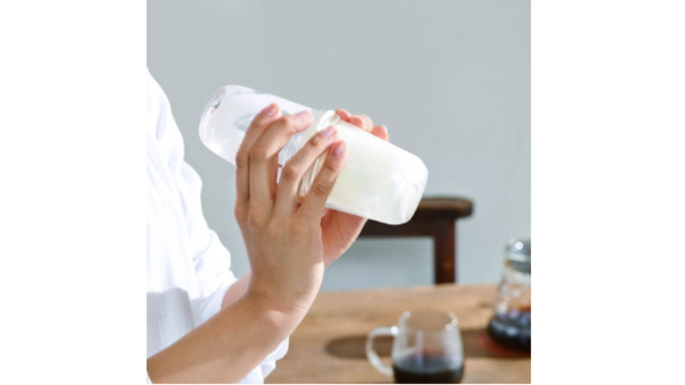 お家でもラテが飲みたい? HARIOのラテシェイカーで今すぐ作るね。