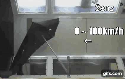 時速70km/hの風でも安心! 飛行機の翼のように風を受け流す折り畳み傘「Senz゜Micro」があと7日