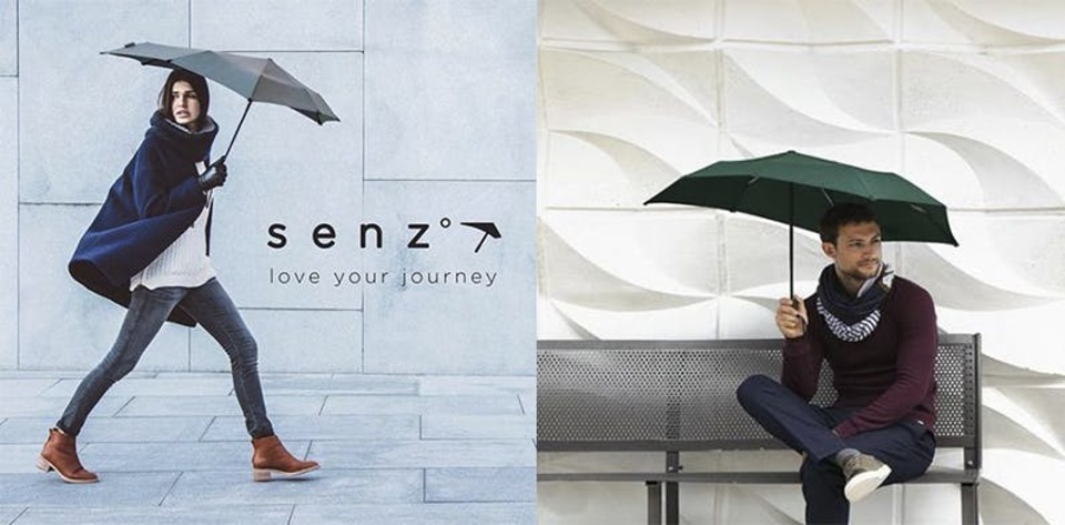 あと3日! 流線型のフォルムで風を乗りこなす晴雨兼用傘「Senz゜Micro」