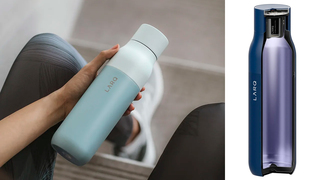 アウトドアで活躍する自動殺菌機能付きのウォーターボトル【今日のライフハックツール】