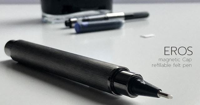 万年筆×フェルトペンの良いとこ取り。フェルトペン｢EROS｣が登場