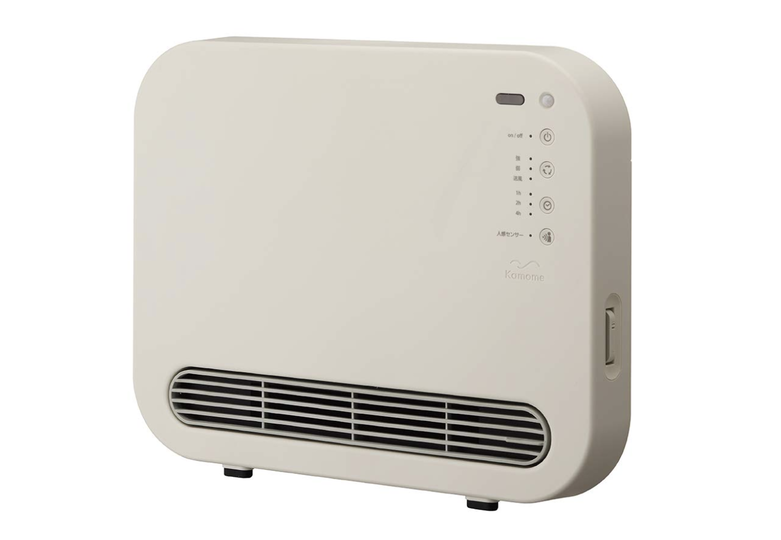 約15cmのすき間に置けて、足元ポカポカ。壁掛けもできる多機能なヒーター
