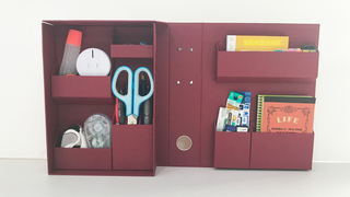 小物が全部入って収納力抜群。デスク上がすっきりする収納グッズ【今日のライフハックツール】