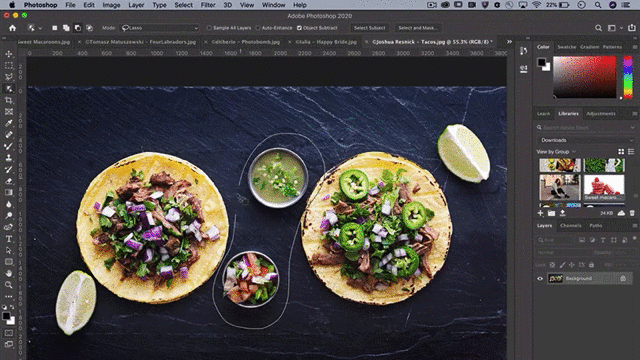 画像編集が捗りすぎ。PhotoshopのAIで囲むだけの自動選択ツールがすごい!