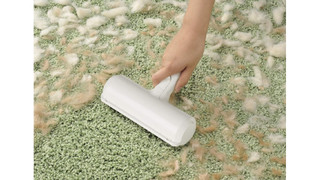 粘着テープ要らずでネコ毛、イヌ毛、髪の毛が面白いほど取れる！｢ながら掃除｣にも使えそうだなぁ