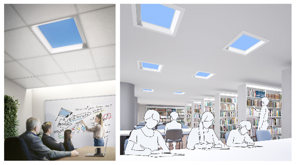 開放感がすごい!まるで青空なLED照明が三菱電機から登場します