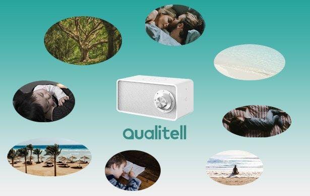 癒しサウンドで心地よい眠りの世界へ 睡眠サポートスピーカー Qualitell ライフハッカー 日本版