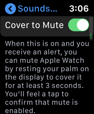 AppleWatchCoverToMute