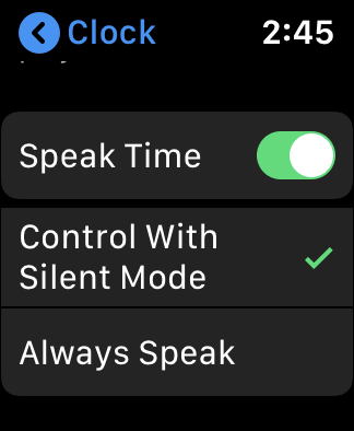 AppleWatchSpeakTime