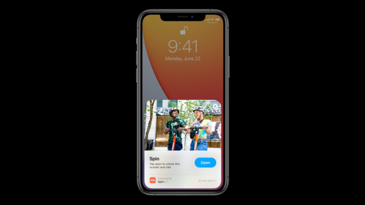 App Clipsの画面