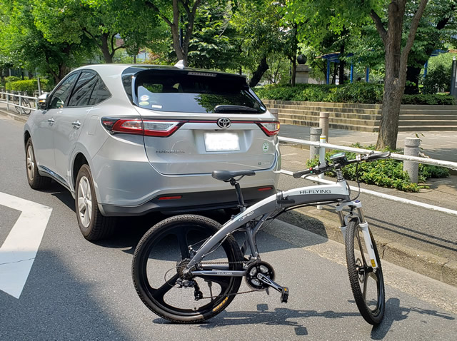 自転車と車1