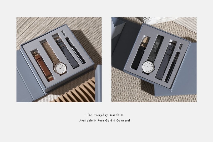 ストラップが簡単に付け替えられる腕時計｢The Everyday Watch II｣ | ライフハッカー[日本版]