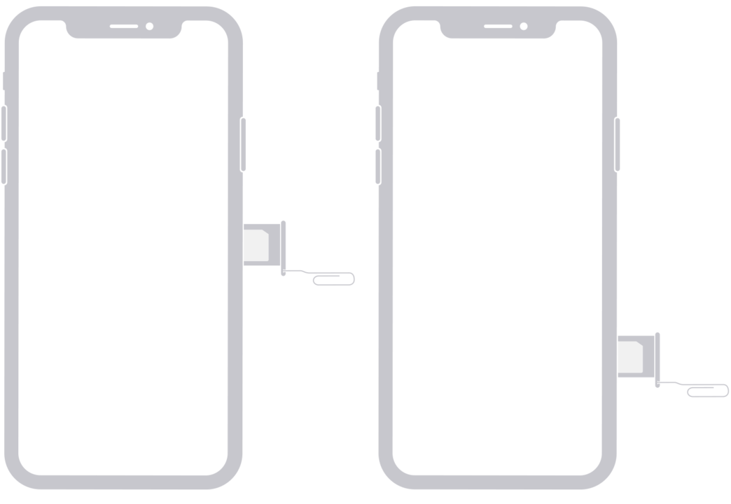 iPhoneのSIMカードを取り出す