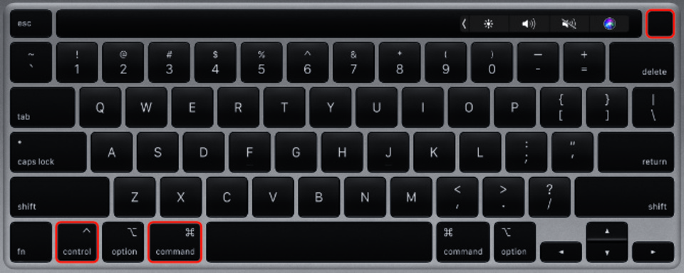 ショートカットキーがマークしてあるキーボード