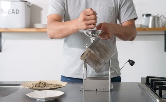 自宅焙煎を手軽に。ガスコンロでコーヒー豆を焙煎できるロースター
