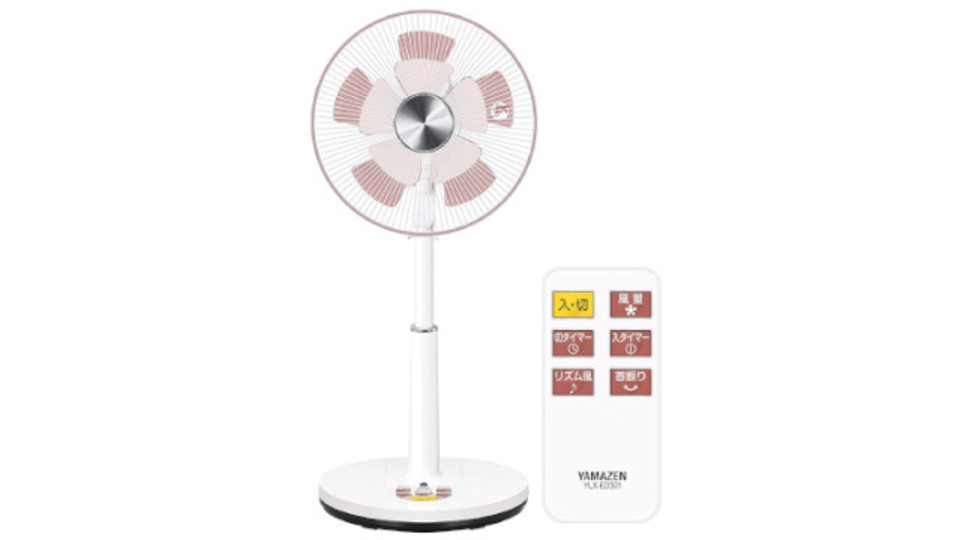 2種類の羽根とDCモーター搭載、パワフルで省エネ&静かな扇風機