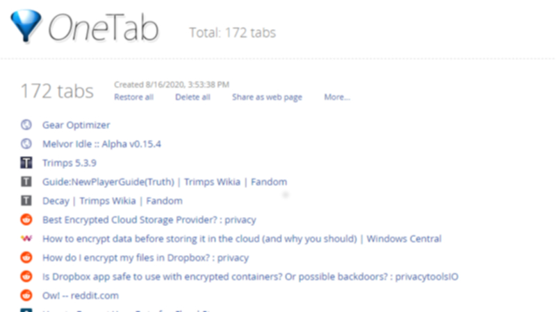 OneTab