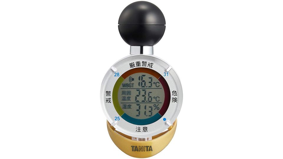 タニタの指数計なら熱中症の危険度が異なるアラーム音ですぐにわかる