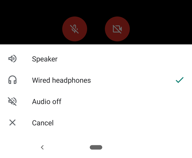 Google Meetのモバイルアプリ
