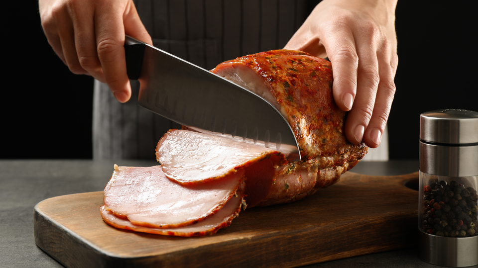 スパイシーなパイナップルのグレーズドハムのレシピ