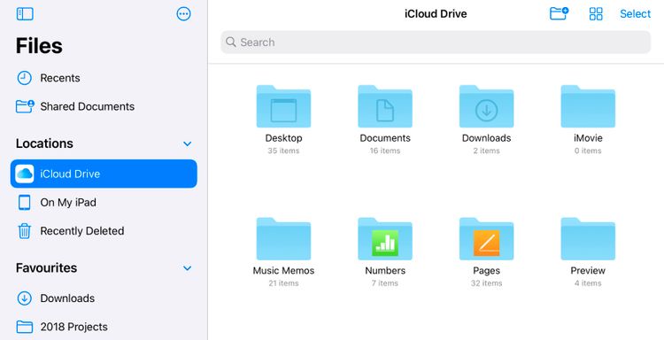iCloudドライブ