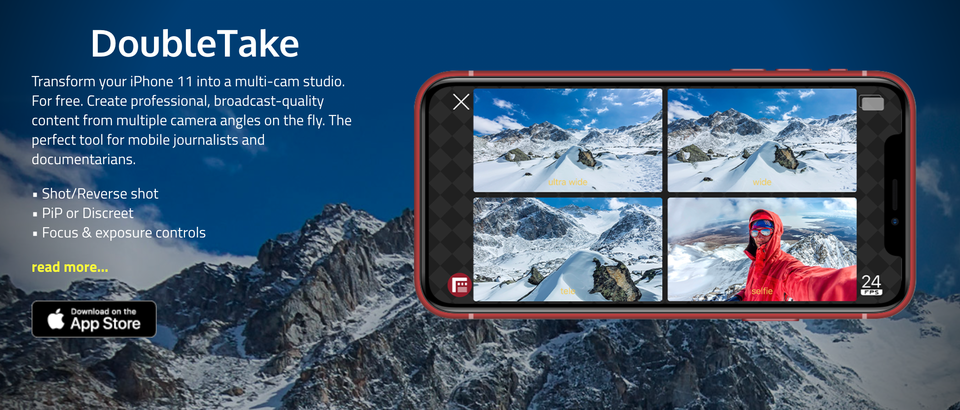 1つのiPhoneで2画面撮影! 手軽な動画アプリ「Doubletake」の活用術を解説