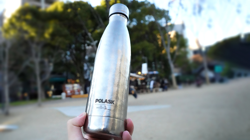 保温機能もばっちり! 質実剛健なチタンボトル「POLASK」を使ってみた