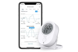 Amazonタイムセールで、2000円台のアプリ対応・温湿度計や1000円台のマイクロファイバーふきん・36枚セットがお買い得に