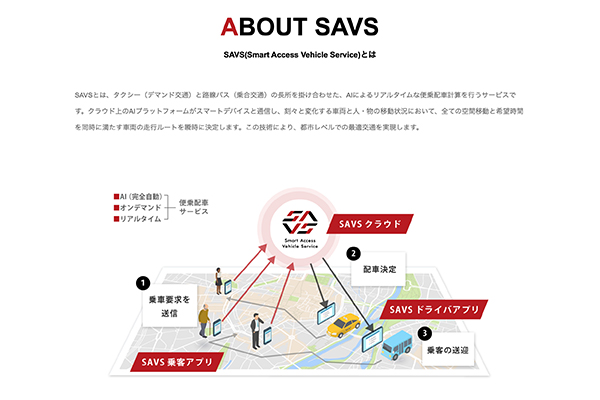 SAVSのサービスについて