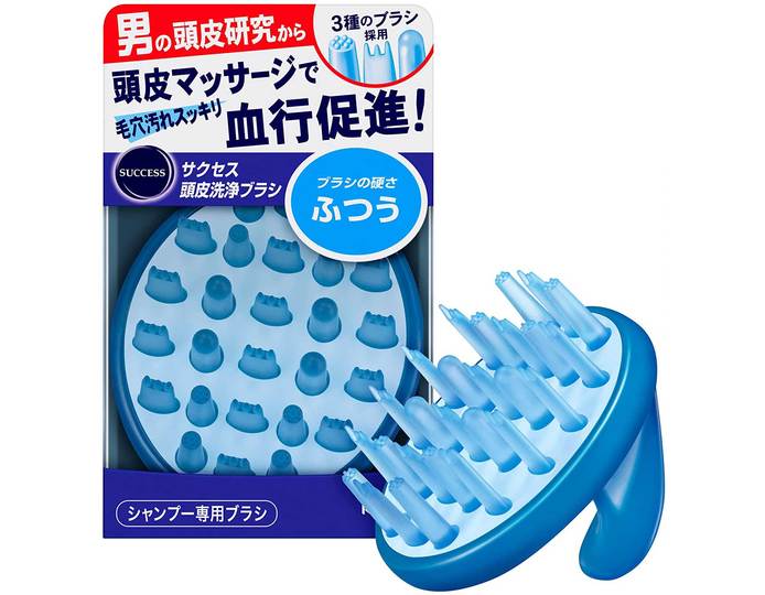頭皮を清潔にして、マッサージ効果も期待できるヘッドブラシ2種