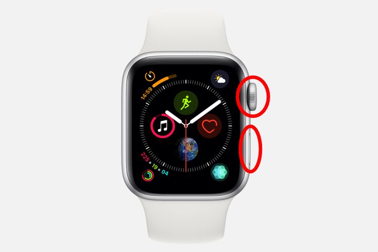 Apple Watchを強制再起動