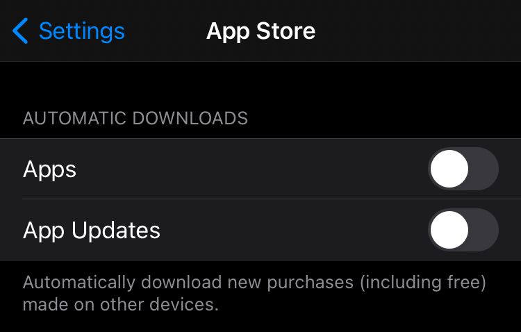 App Storeの設定