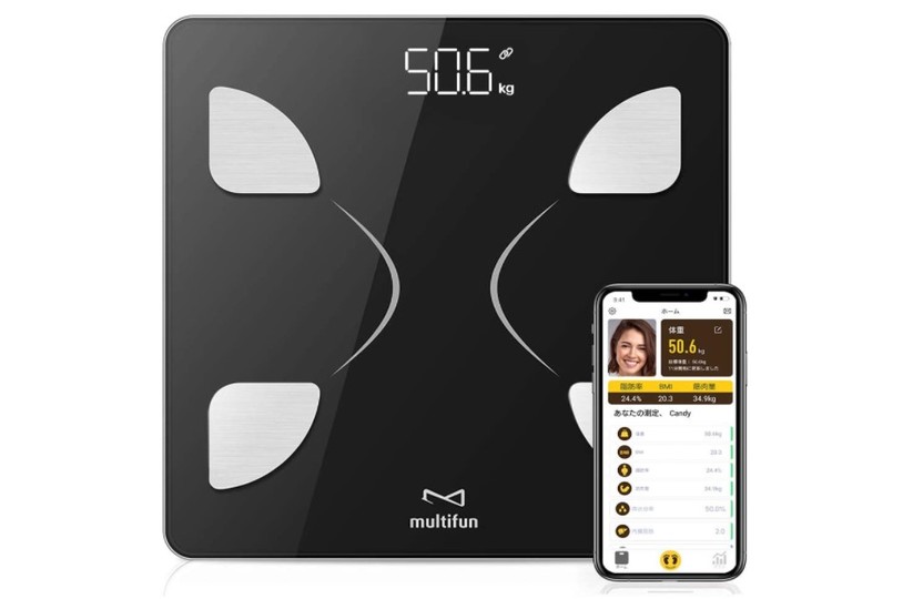 Amazonタイムセールで、1000円台のスマホ連動・体重計やデジタル計量器などがお買い得に