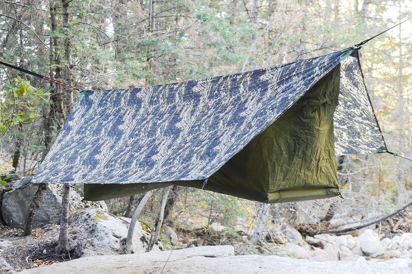 ハンモック型テントで空中キャンプはいかが? フラット設計で腰への負担も少ない「Haven Tent」