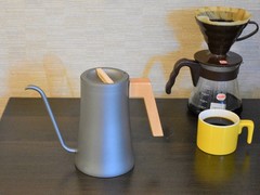 医療グレード純チタン採用のケトルでコーヒーを淹れてみた！