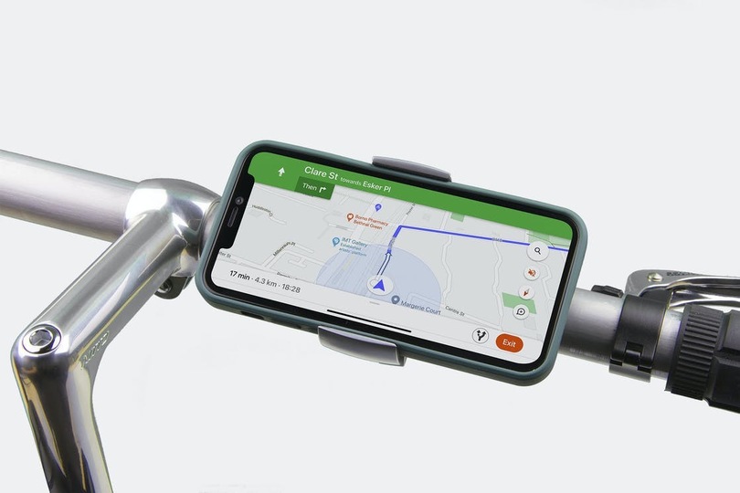 スタイリッシュでミニマルな自転車用スマホホルダー「LOOP MOUNT」