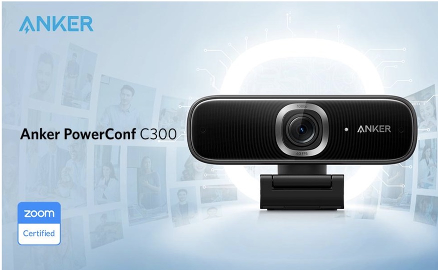 AnkerからZoom認証のWebカメラが登場! 広角&高速AF対応「Anker PoweConf C300」デビュー