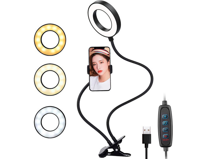 【Amazonタイムセール中!】41%オフで681円のクリップ式LEDリングライトや32%オフの氷も砕ける小型ミキサーなど