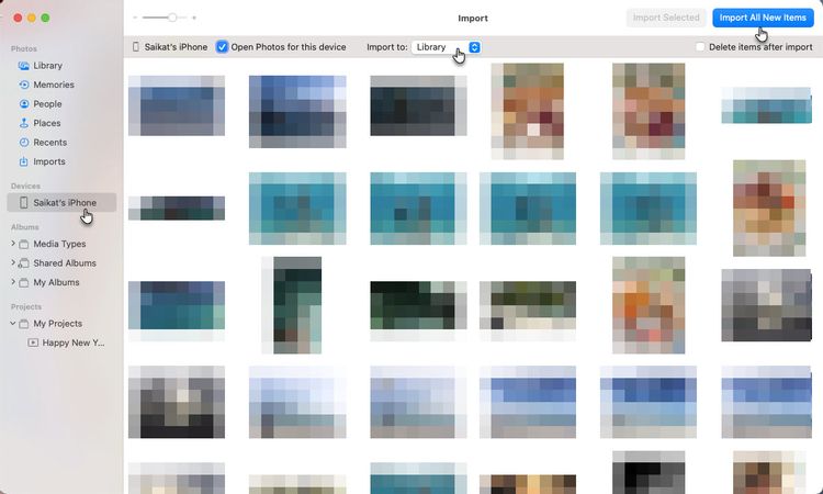 Macの写真アプリ