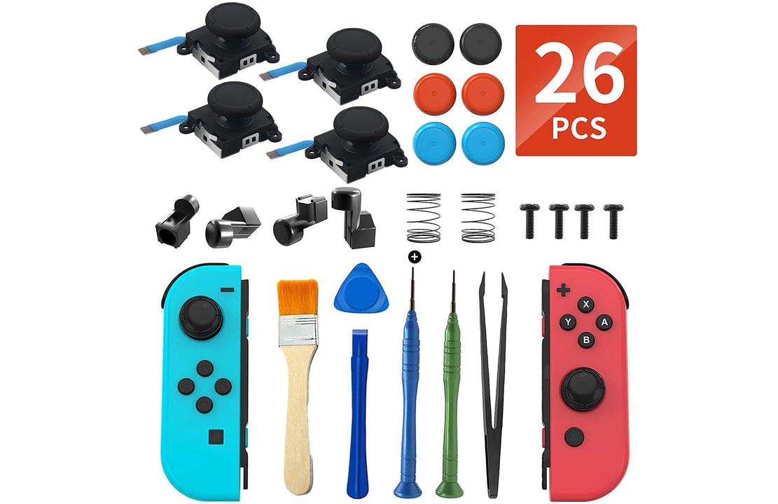 Amazonタイムセール中 1 598円のアナログジョイスティック4個入りjoy Con修理セットや1 614円のnintendo Switch充電スタンドなど ライフハッカー 日本版