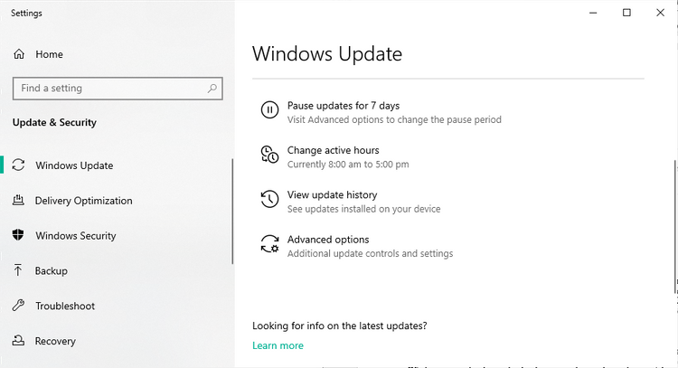 WindowsUpdateのオプション
