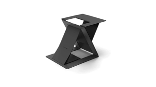 仕事の姿勢をどこでも自由に! 4段階調節でスタンディングワークもできるノートパソコンスタンド