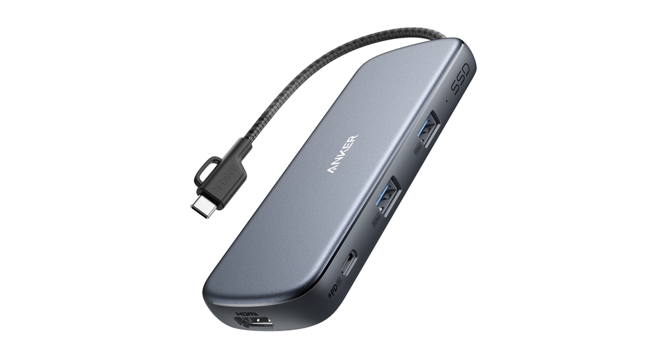 【今なら20%ポイント】USB-CハブとSSDが合体して最強に見える。Ankerの「これ1つで全部任せろUSBハブ」デビュー!